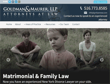 Tablet Screenshot of goldmanmaurer.com